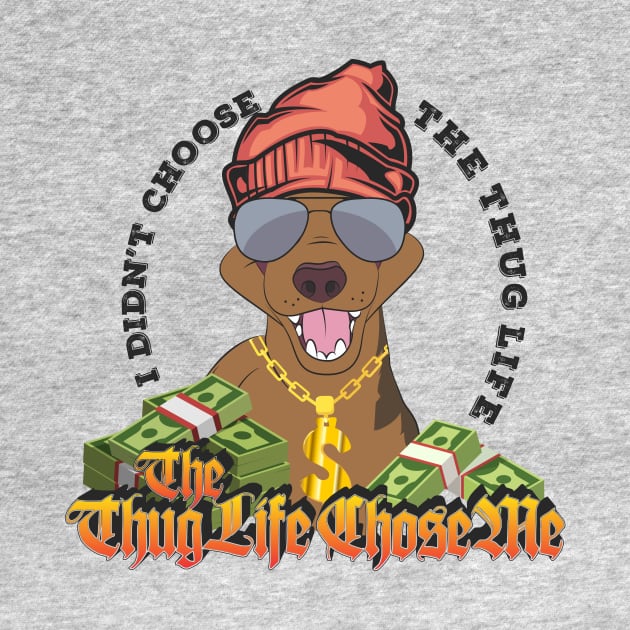 Little Dog Thug Life by Wooly Bear Designs